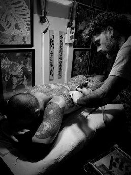 Agustin cavalieri tatuaje barcelona