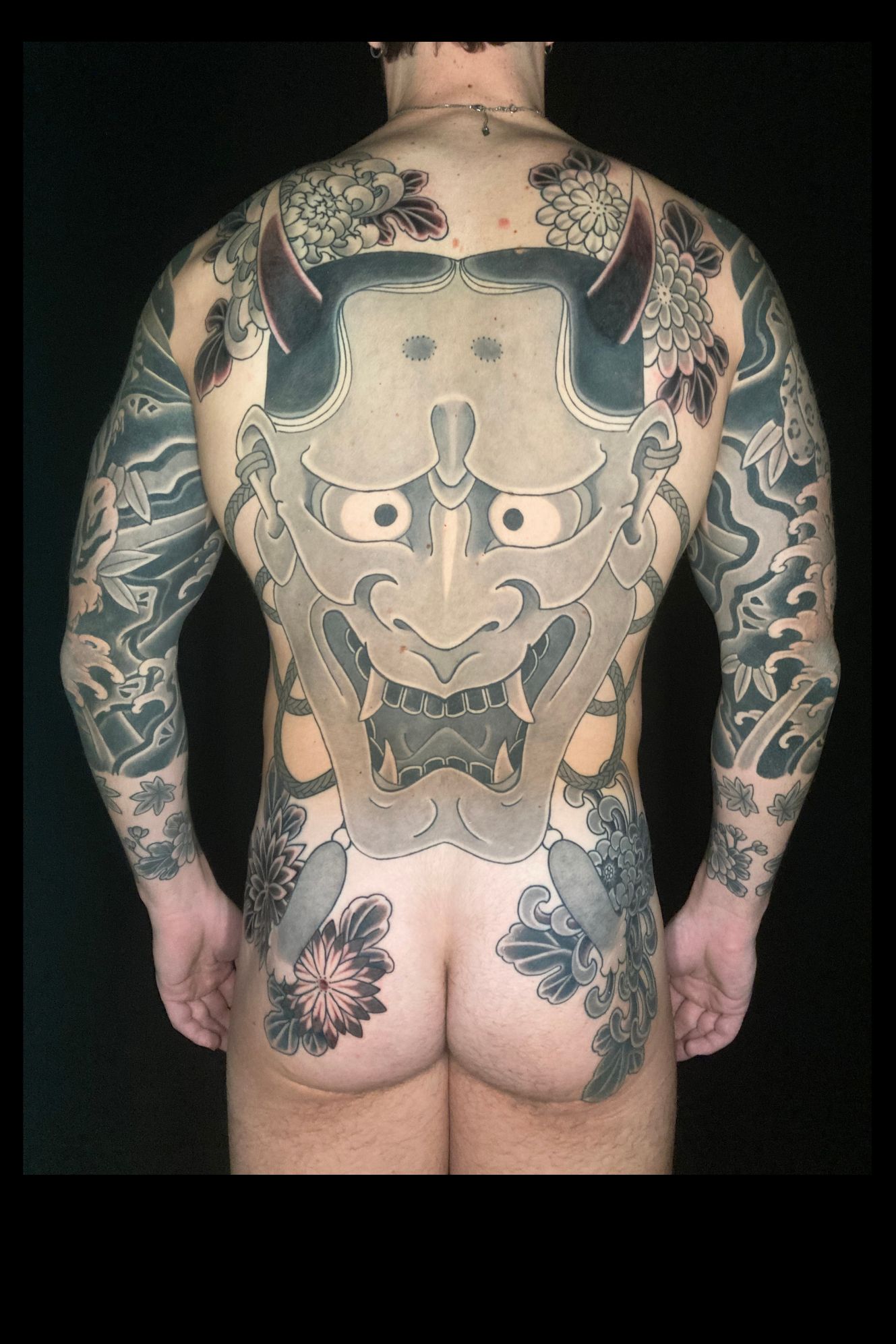 hannya tattoo espalda leo tattoo